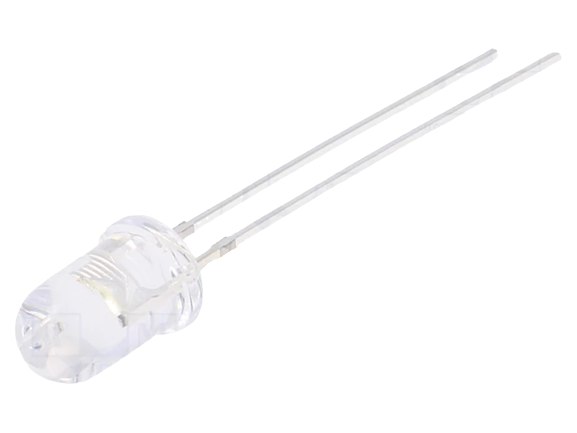 LED dioda hladno bijela 5mm 12V