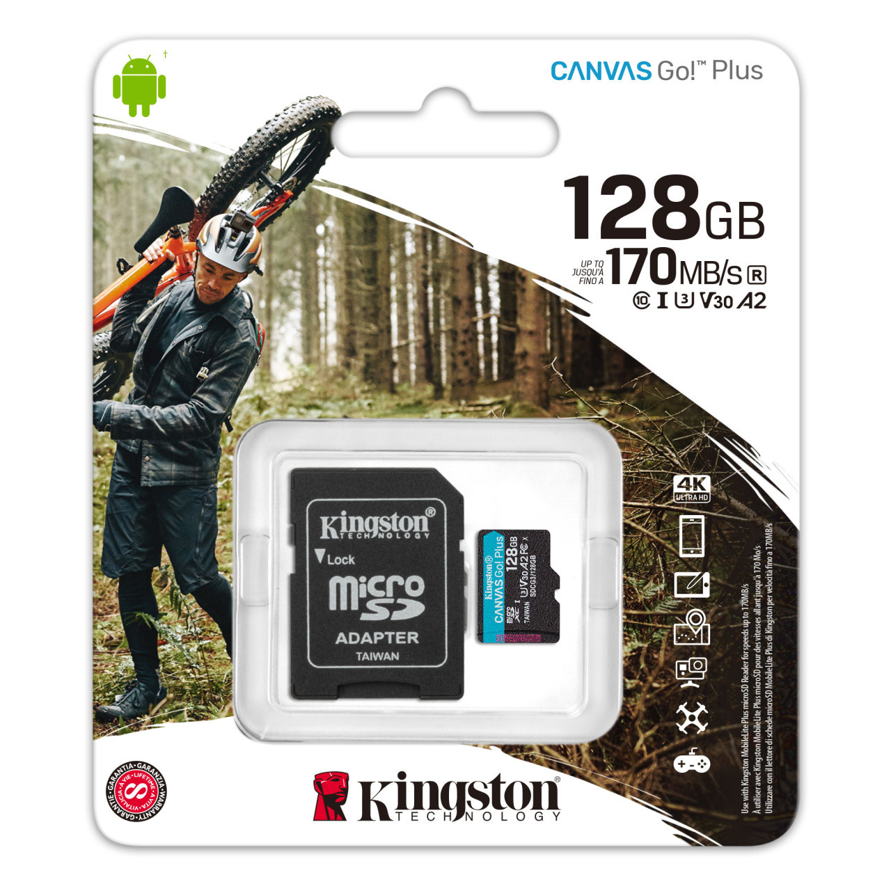 Memorijska kartica KINGSTON microSD 128GB Class 10