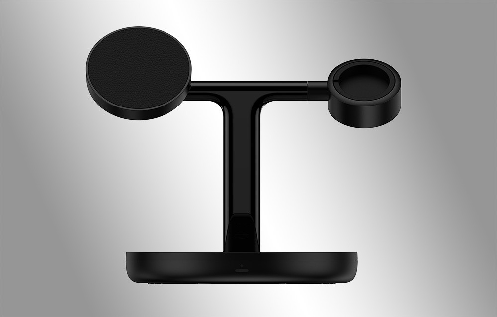 Bežični magnetni punjač za telefon sat i slušalice BASEUS WXTE000101