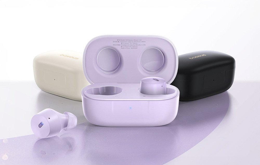 Bežične bluetooth TWS slušalice BASEUS Bowie E18 crne