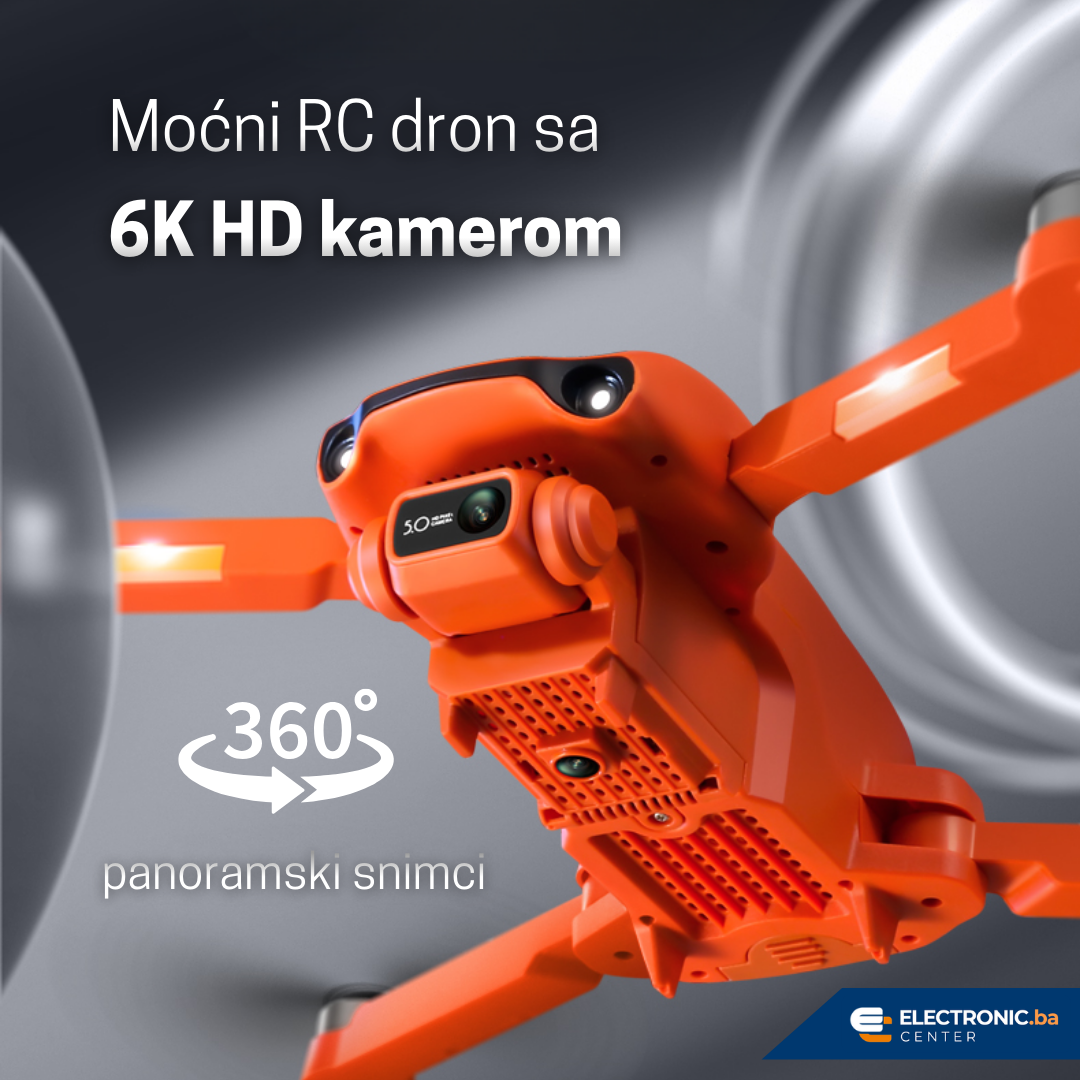 Moćni RC dron F12 sa 360 kamerom i GPS
