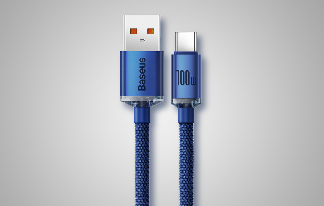 Kabal USB-A na USB-C 100W BASEUS 1.2m sa modernim i udobnim dizajnom