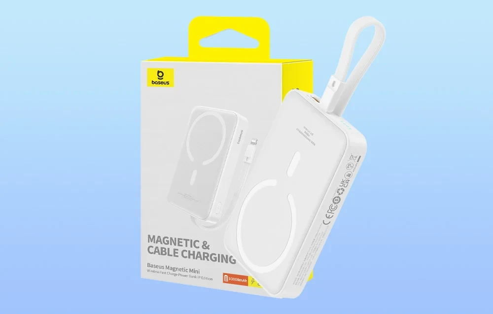 Prijenosni punjač BASEUS powerbank 20W 10.000mAh MagSafe Lightning, brzo punjenje