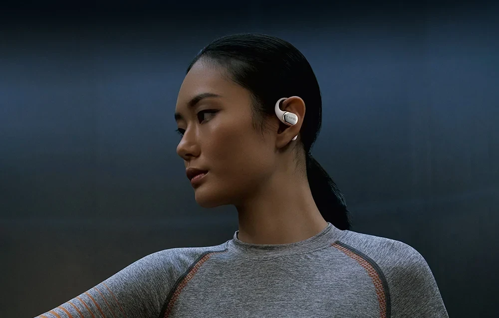 Udobne bežične bluetooth slušalice SANAG bijele