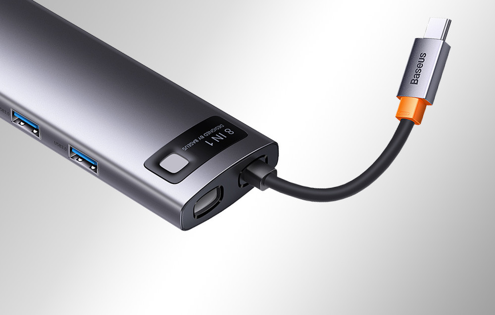 Multiport BASEUS 8u1 USB-C HUB savršen dizajn