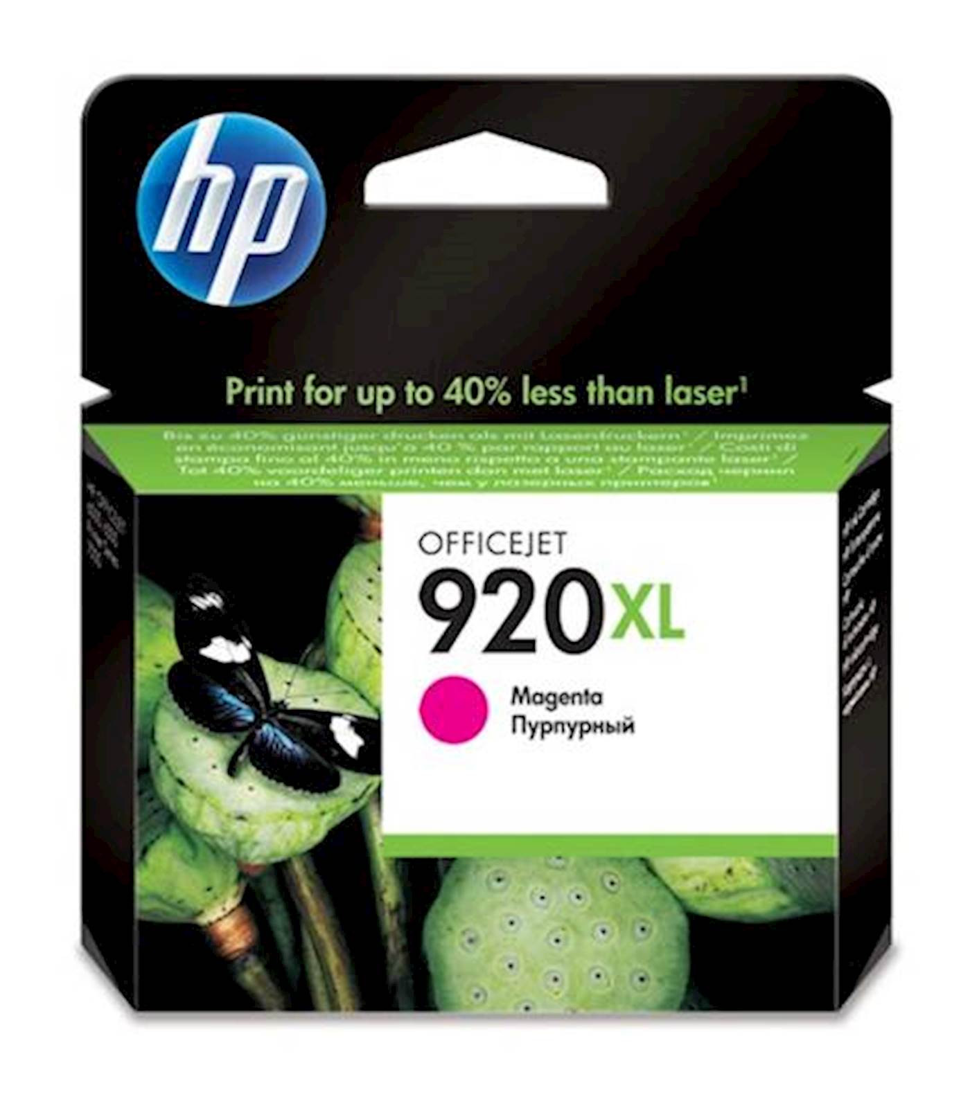 Tinta HP 920XL magenta CD973AE