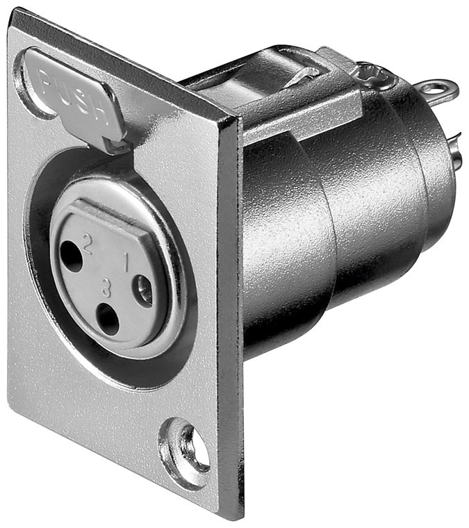 Audio konektor XLR 3 PIN GOOBAY