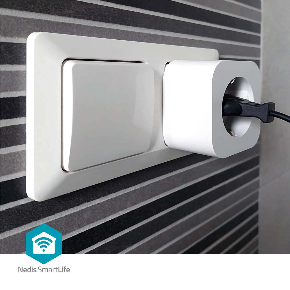 Pametna šuko utičnica WiFi NEDIS WIFIP121FWT