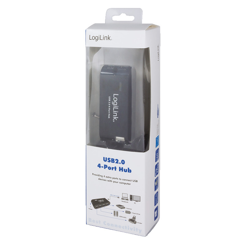 USB HUB LOGILINK 4u1 sa dodatnim napajanjem