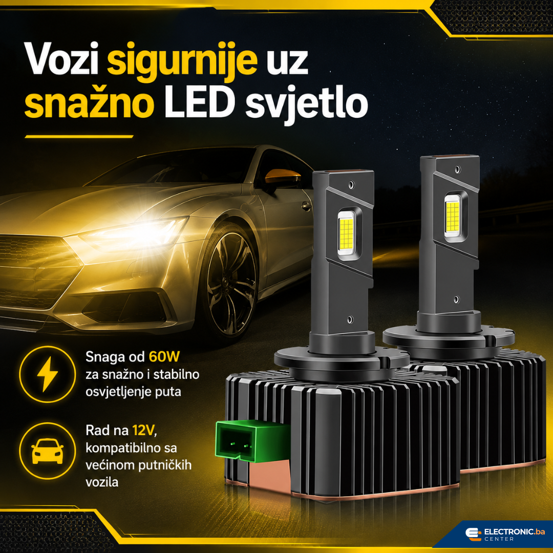 Auto sijalica LED M18-D3S 6000K ROADSUN