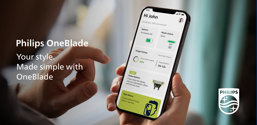 Aparat za brijanje PHILIPS ONEBLADE Connectivity QP4631/65
