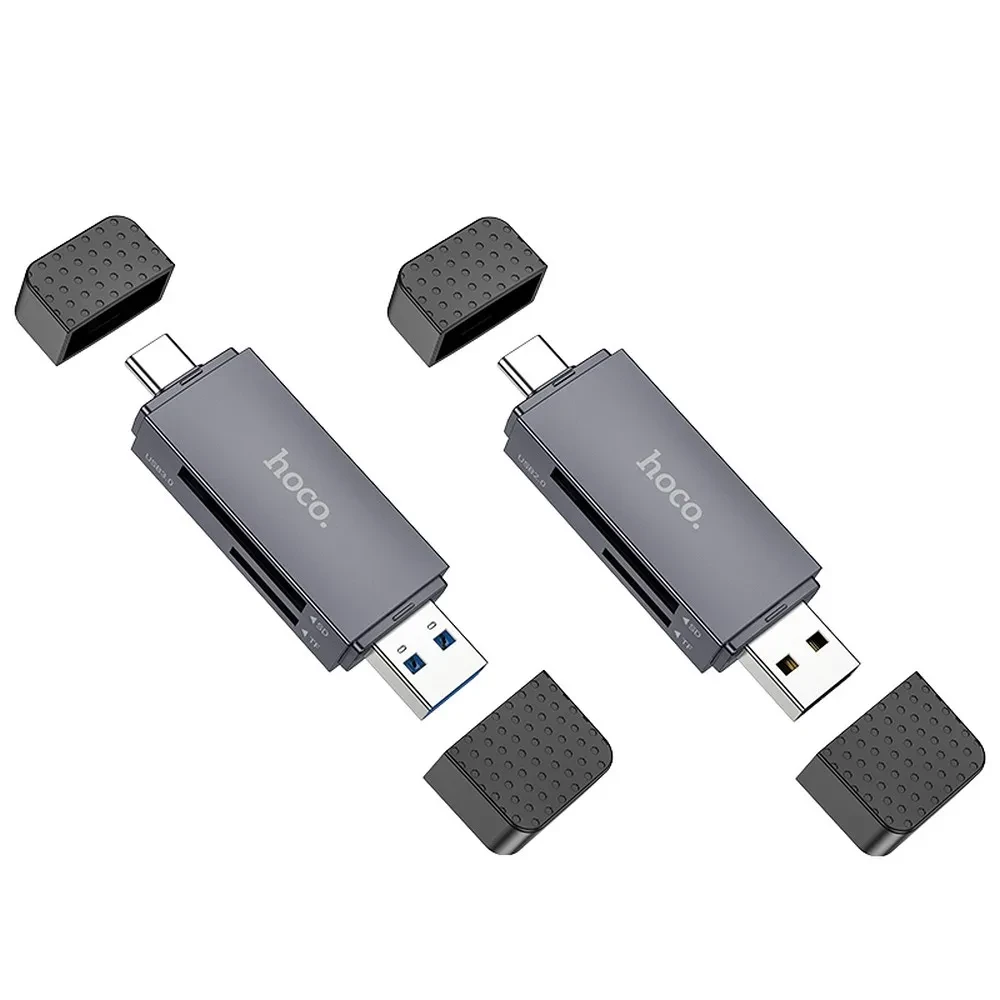 USB-A USB-C čitač kartica HOCO 2/1