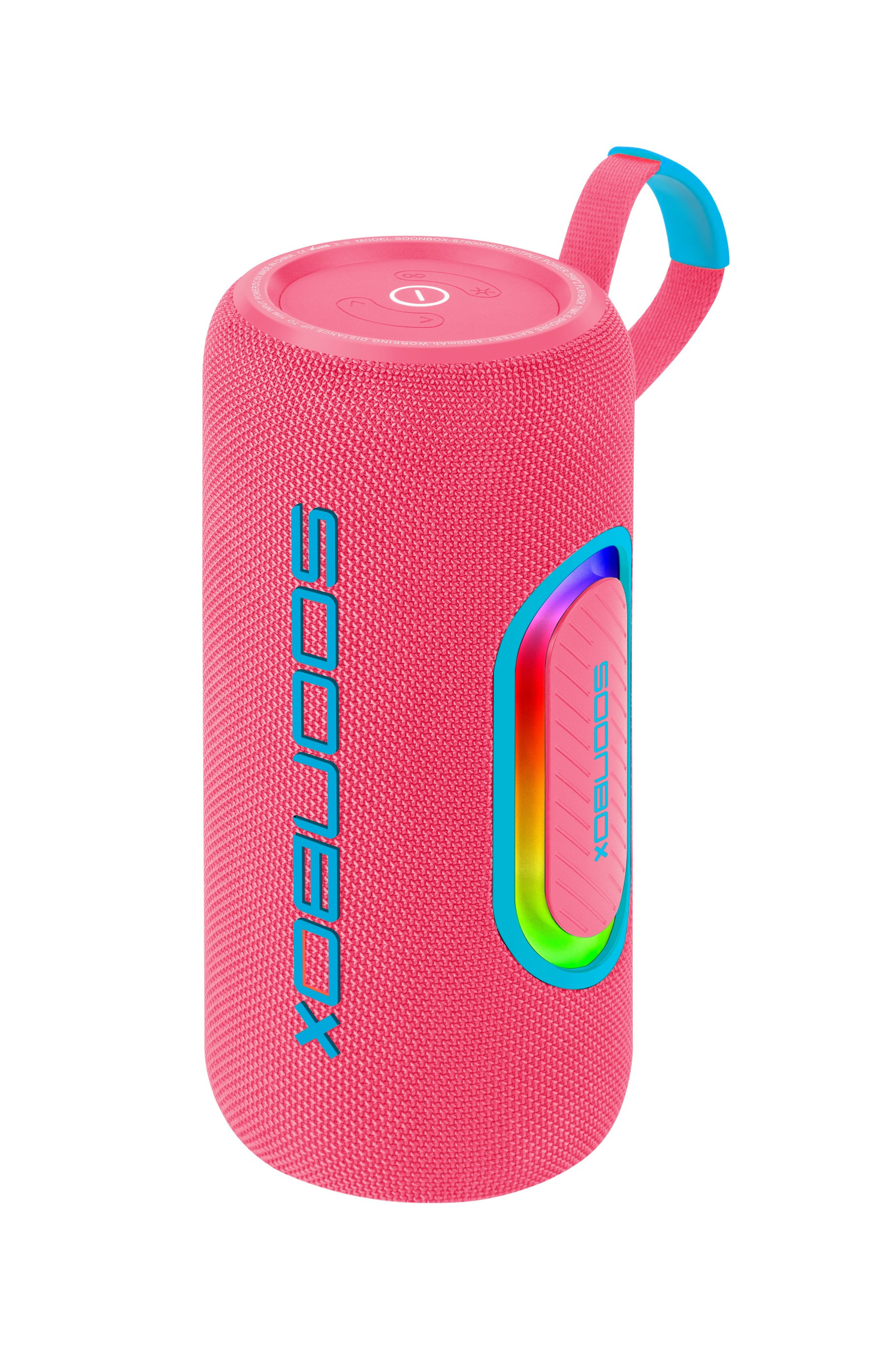 Prijenosni bluetooth zvučnik FM radio SOONBOX S7900PRO rozi