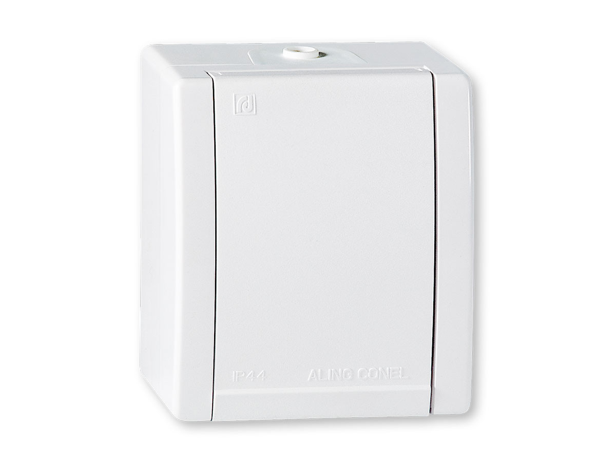 Utičnica dvopolna sa poklopcem IP44 bijela