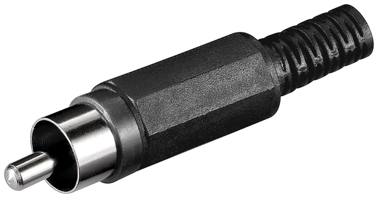 Audio konektor RCA CC006B crni