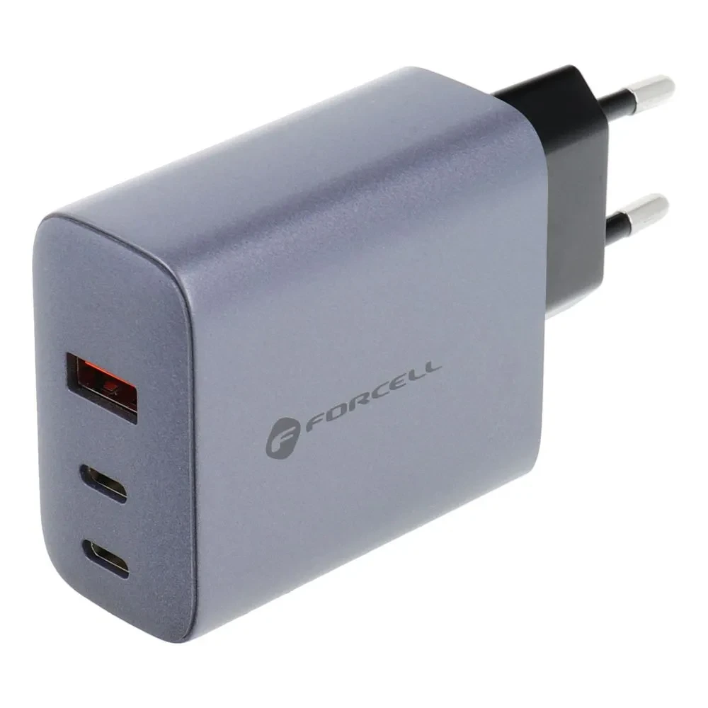 Punjač FORCELL VT-42B 2xUSB-C 1xUSB-A 65W