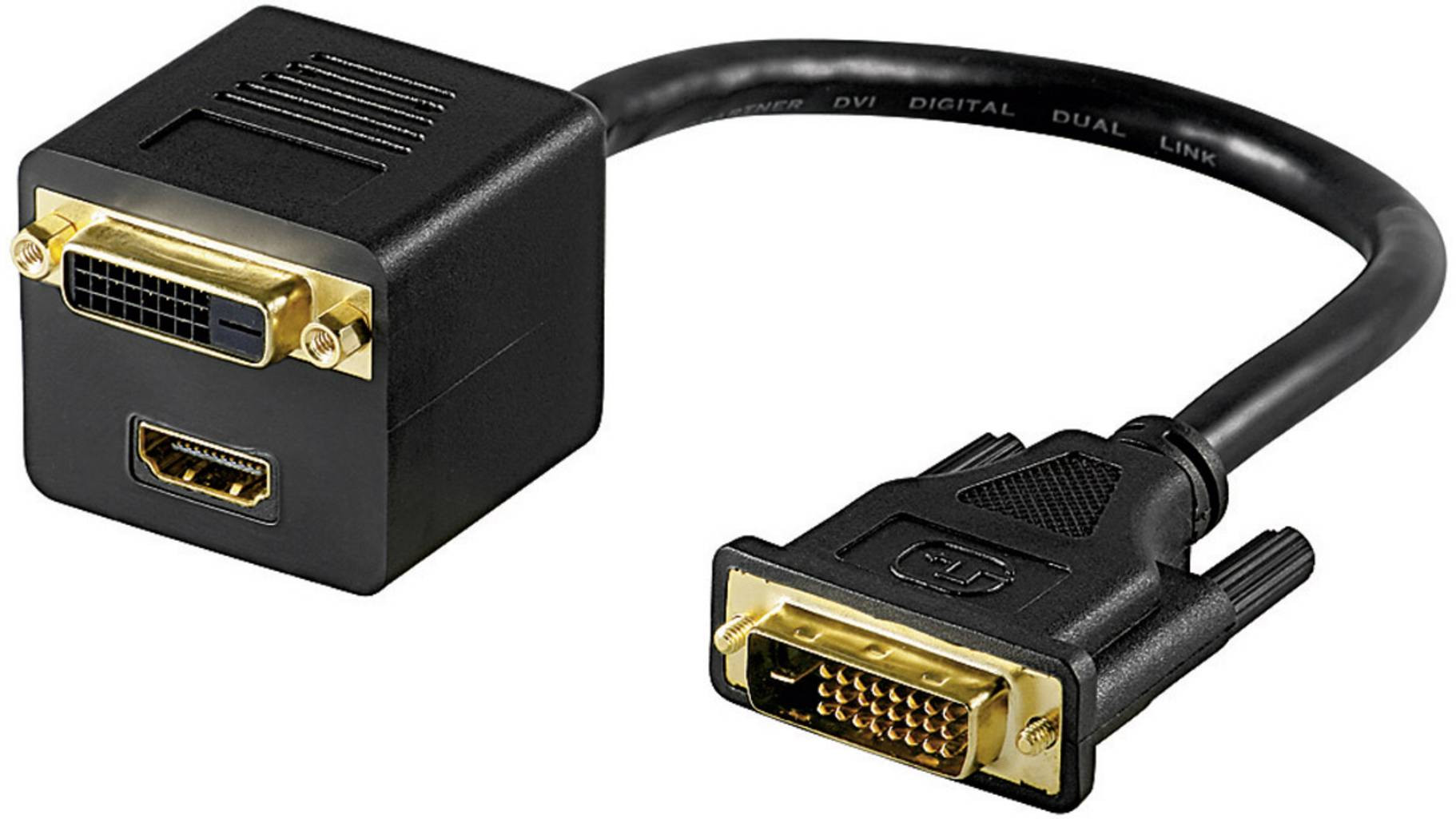 Adapter DVI na HDMI i DVI 15cm