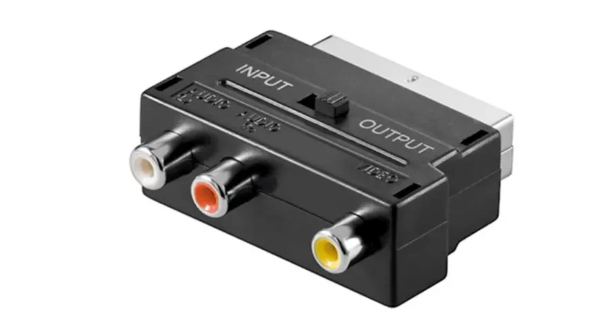Audio - Video adapter dvosmjerni SCART na 3x RCA IN/OUT
