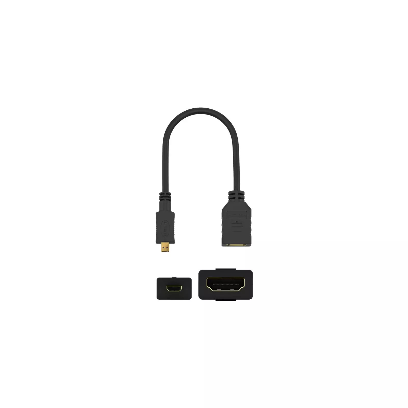 Adapter Micro HDMI na HDMI 0.15m