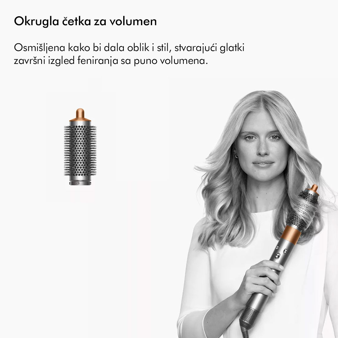 Uvijač za kosu DYSON Airwrap Lite Long Bright Nickel/Bright Copper