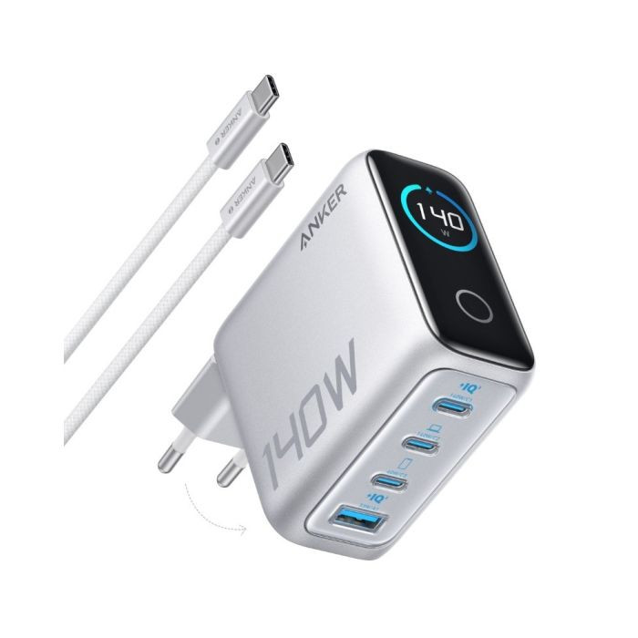 Punjač 3x USB-C 1x USB-A 40W sa USB-C kablom 1.5m ANKER B2697G41