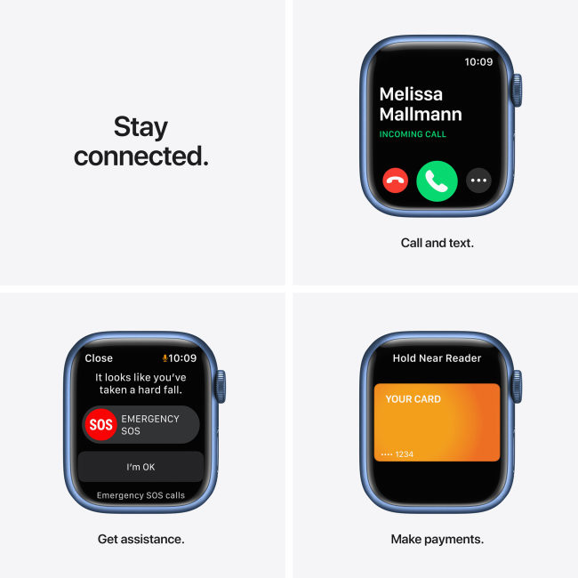 Pametni sat APPLE WATCH Series 7 41mm plavi