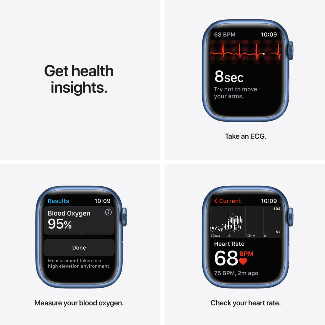 Pametni sat APPLE WATCH Series 7 41mm plavi
