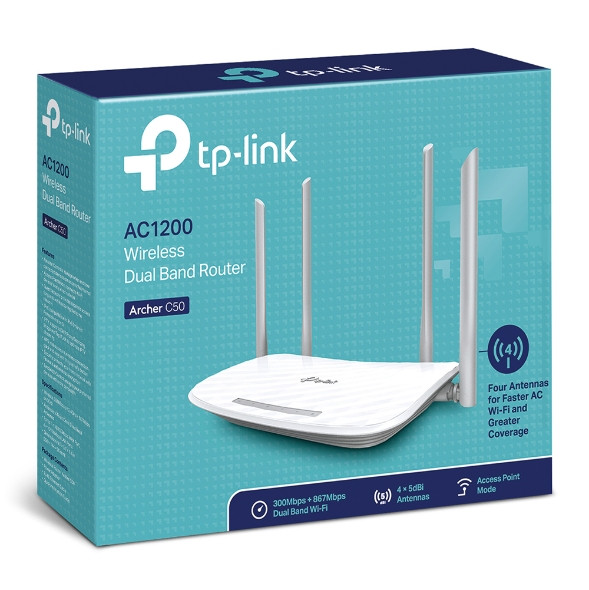 Router TP-LINK AC1200 Archer C50 3u1