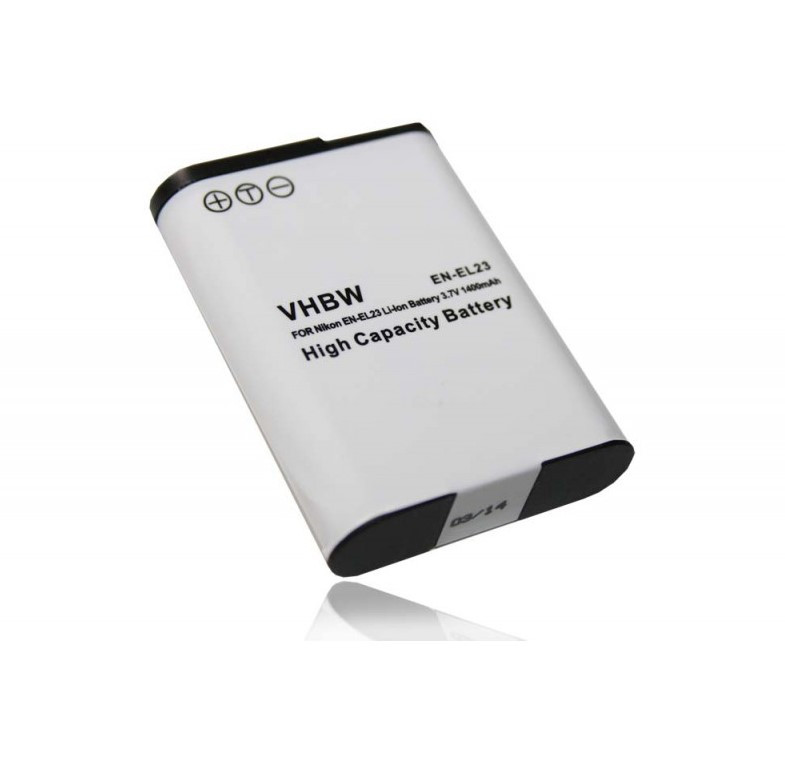 Baterija za fotoaparat Nikon EN-EL23 VHBW 3.8V 1400mAh