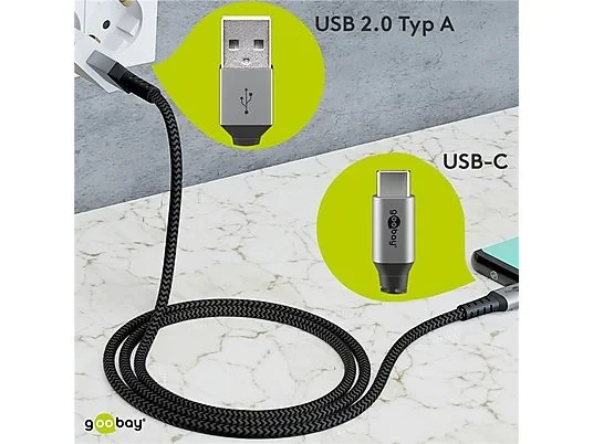 Kabal USB-A na USB-C GOOBAY 1m