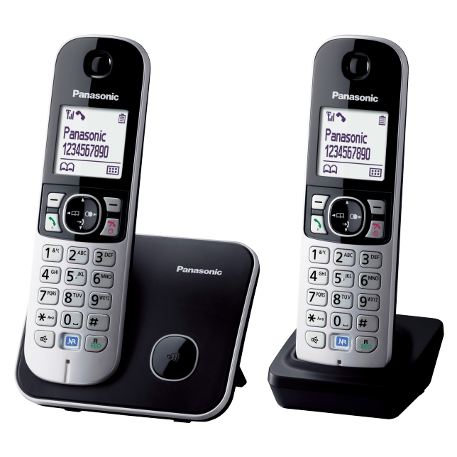 Bežični fiksni telefon PANASONIC KX-TG6812FXB