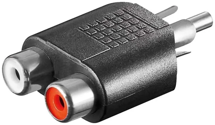 Audio adapter RCA na 2x RCA