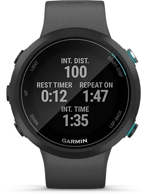 Pametni sat GARMIN SWIM 2 SLATE opcija automatski odmor
