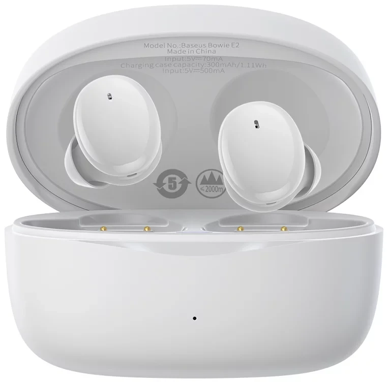 Bežične bluetooth slušalice BASEUS True Bowie E2 TWS bijele