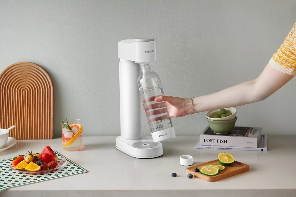 Aparat za kiselu vodu soda maker PHILIPS ADD4901WH/10 White