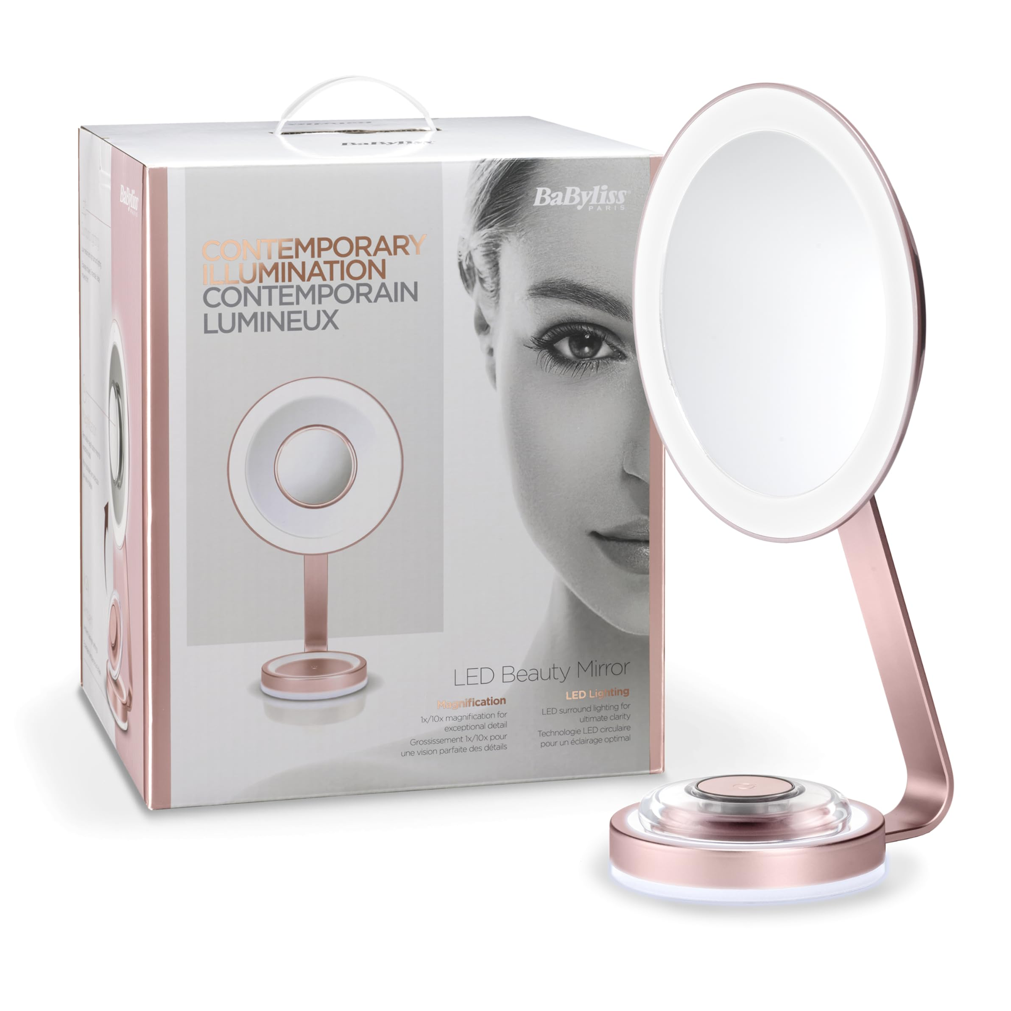 Kozmetičko ogledalo s LED svjetlom BABYLISS 9450E