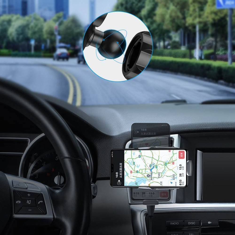 Auto nosač za telefon sa bežičnim punjačem BASEUS