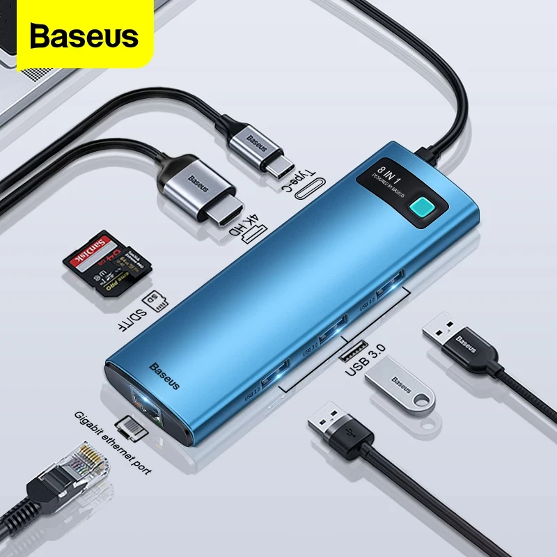 Multiport BASEUS 8 u 1 USB C hub