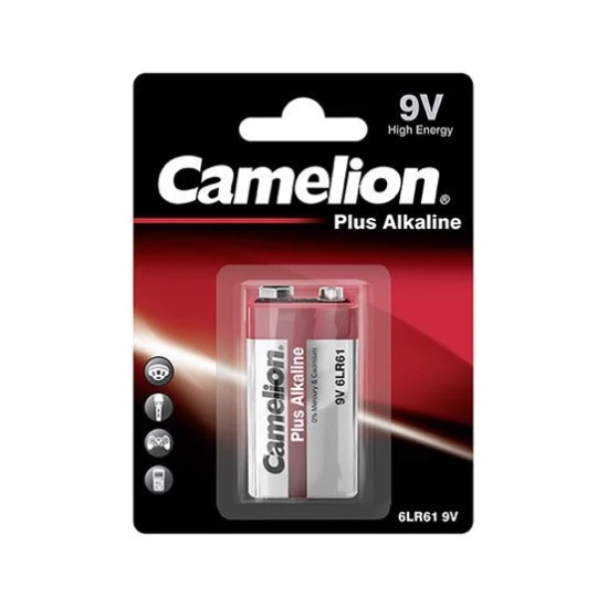 Baterija 9V 6LR61 CAMELION Plus Alkaline