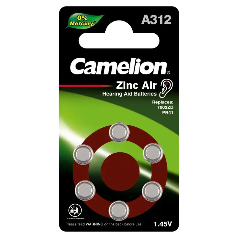 Baterija za slušni aparat A312 CAMELION SET 6/1