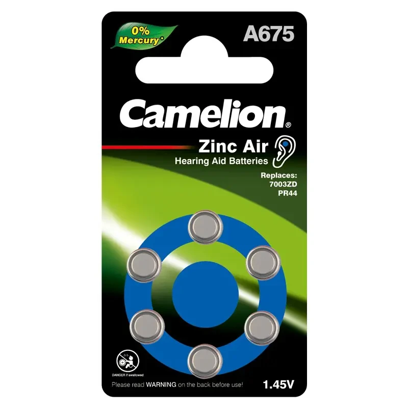 Baterija za slušni aparat A675 CAMELION SET 6/1
