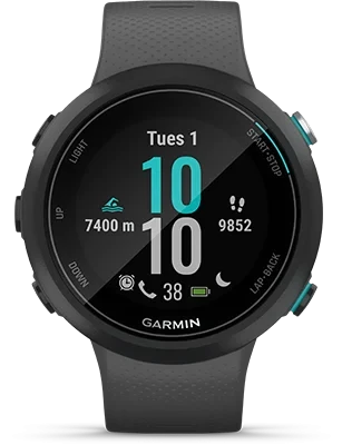 Pametni sat GARMIN SWIM 2 SLATE prikaz trajanje baterije