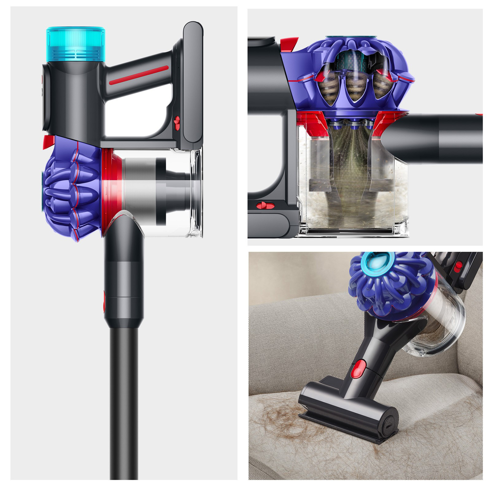 Bežični usisivač DYSON V10 Konical Moulded Vinca/Black - slika 4