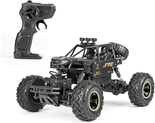 Moćni dječiji autić sa daljinskim upravljačem OFFROAD 4WD crni