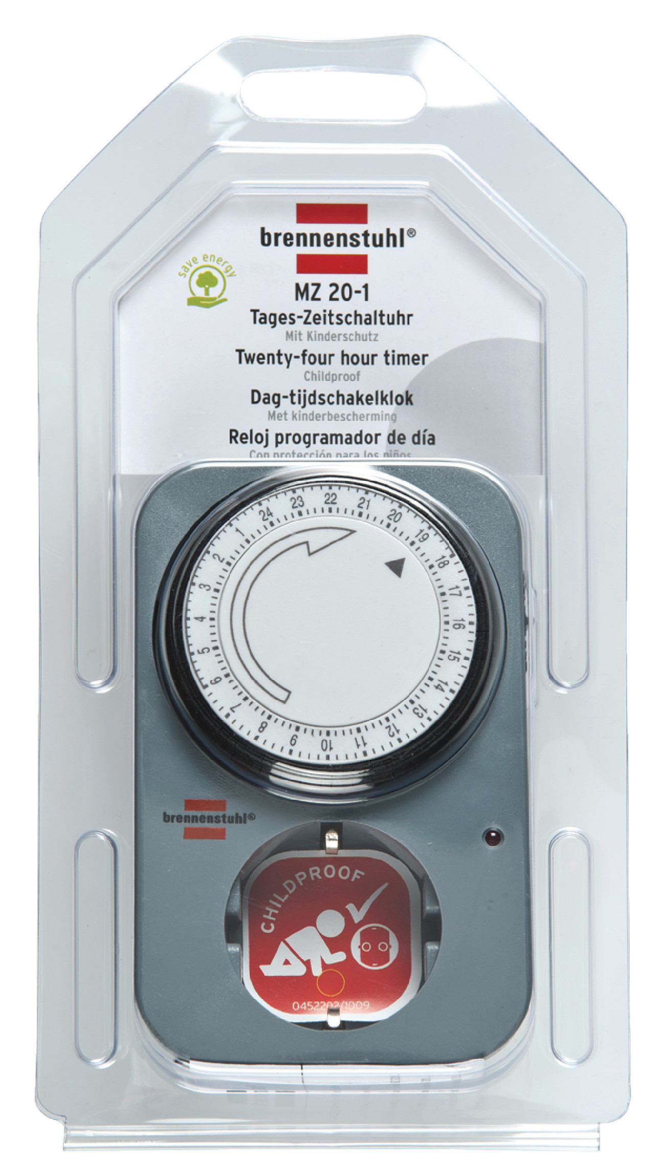 Mehanički dnevni tajmer 16A  BRENNENSTUHL