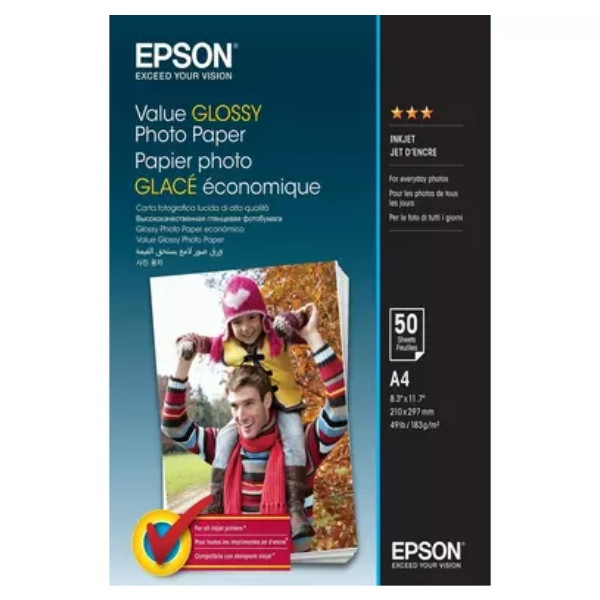 Papir EPSON Glossy A4 200G/m2
