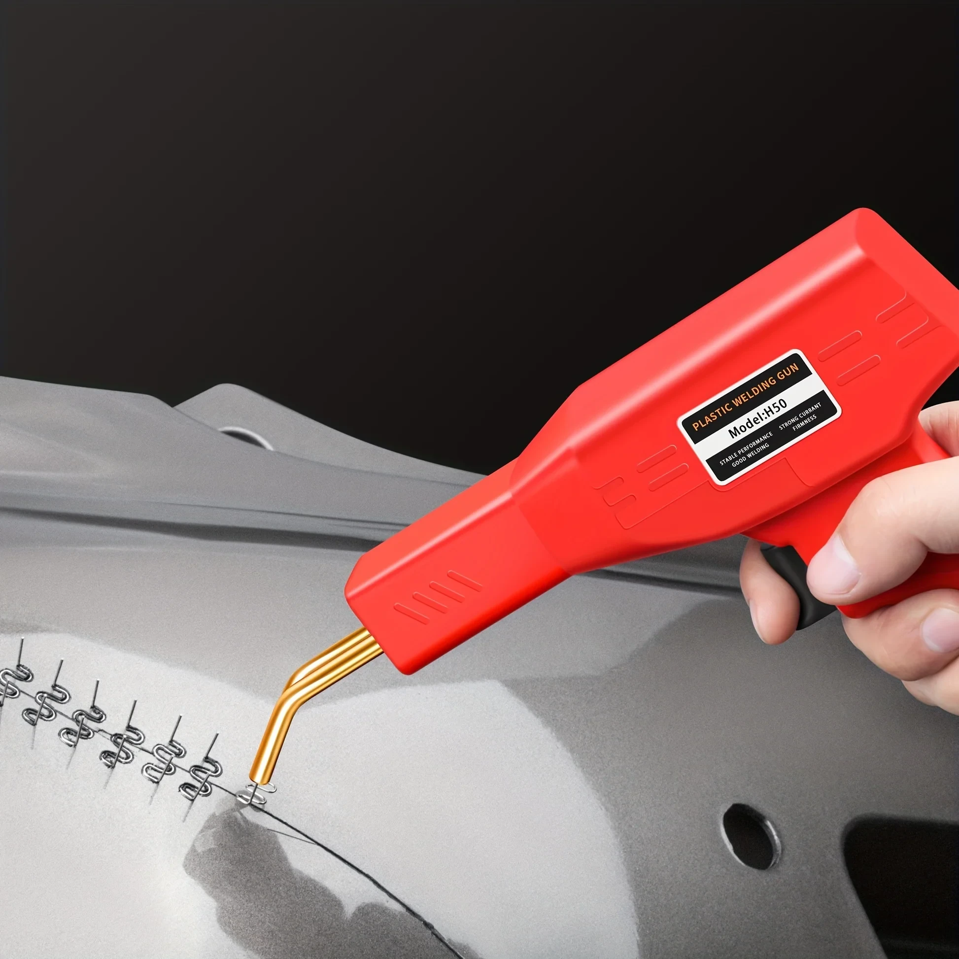 Ručna pištlj lemilica za popravak plastike sa kopčama