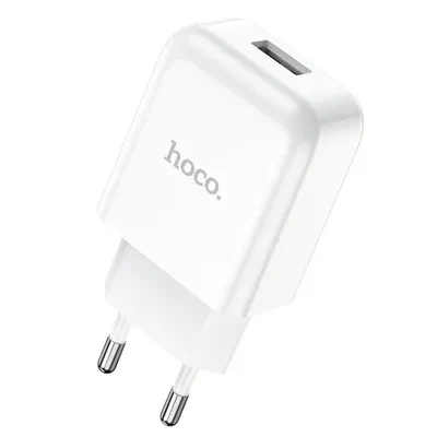 Adapter punjač USB-A Lightning HOCO bijeli sa kablom