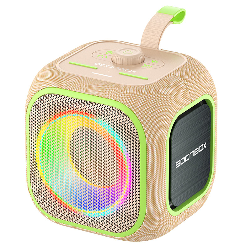 Prijenosni bluetooth zvučnik FM radio SOONBOX S3000MINI bež khaki