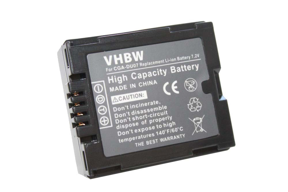 Baterija za fotoaparat Hitachi VHBW 7.2V 600mAh